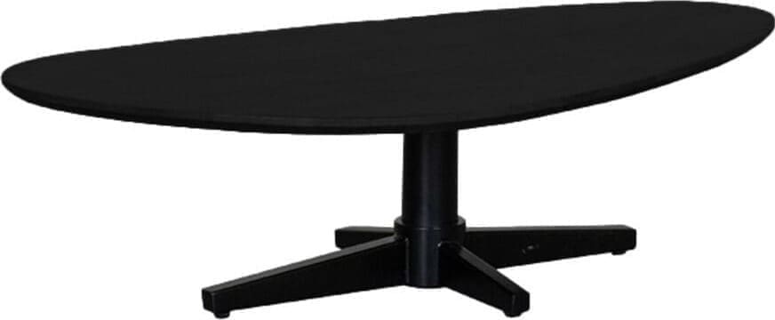 Salontafel Rosie - Zwart - Mangohout - 140 cm - Afbeelding 3