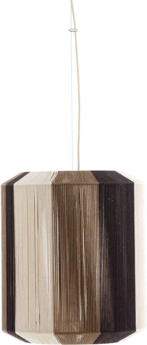 Hanglamp Kozana - Crème+donker Bruin