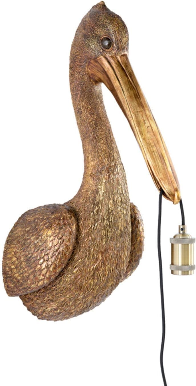 Wandlamp Pelican - Antiek Brons