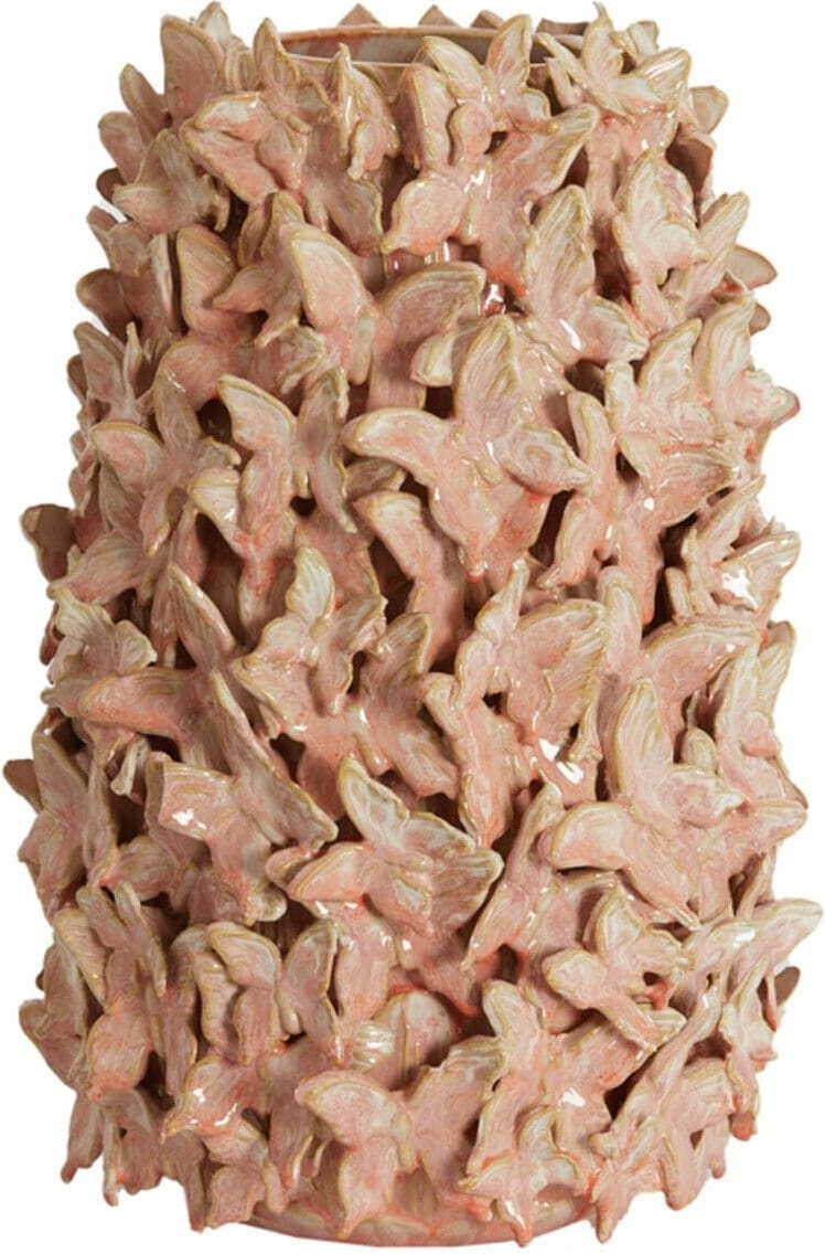 Vaas Mariposa - Keramiek Roze