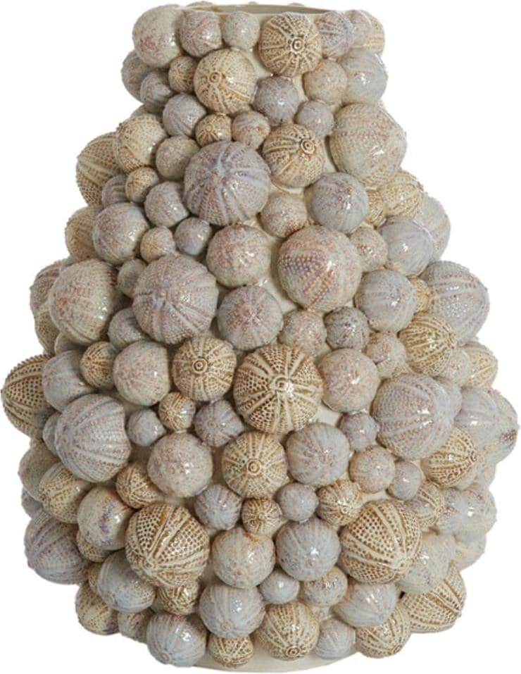 Vaas Sea - URCHIN Keramiek Crème-zand