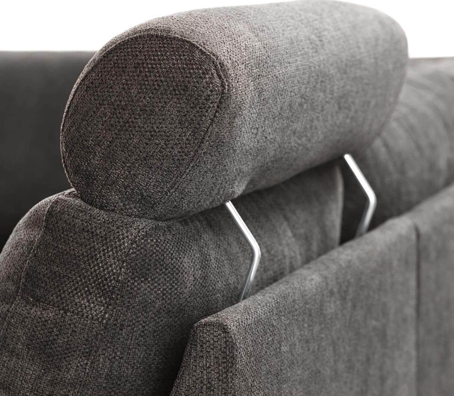 Hoekbank links Davanti pocket HR koudschuim donkergrijs - Afbeelding 3