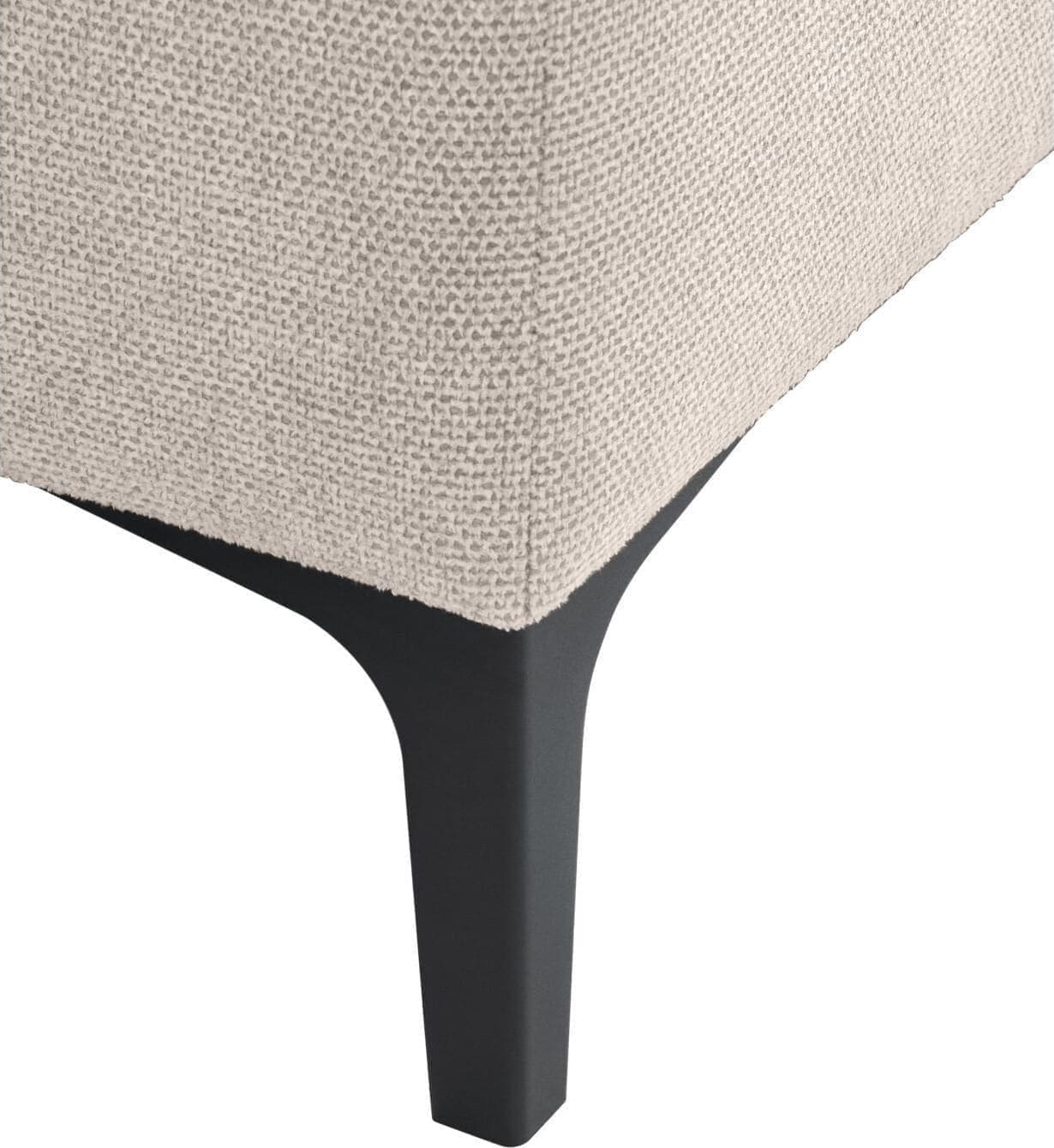 Hoekbank Links Fabria polyetherschuim beige - Afbeelding 4