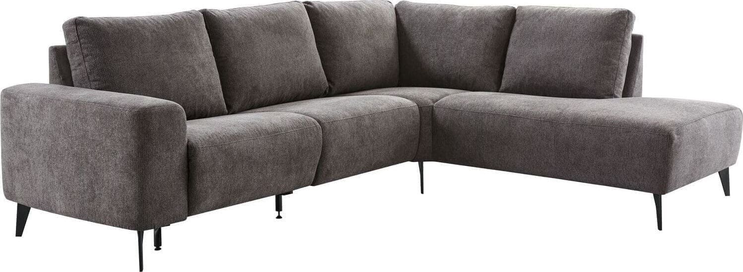 Hoekbank rechts Davanti pocket HR koudschuim donkergrijs - Afbeelding 4