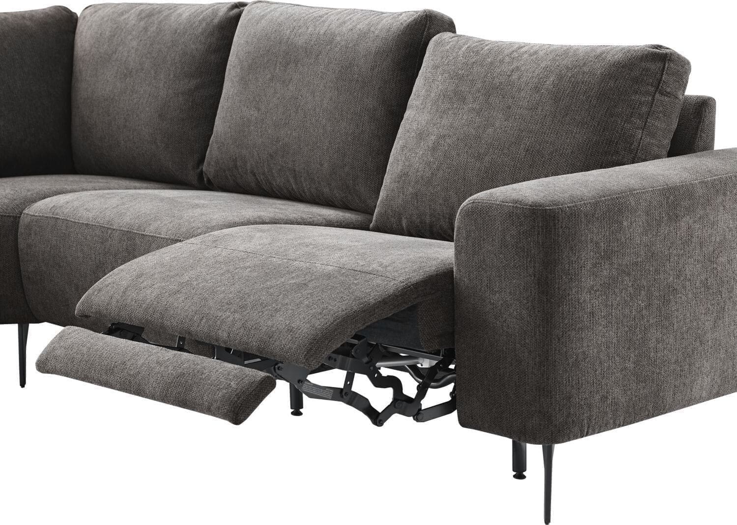 Hoekbank links Davanti pocket HR koudschuim donkergrijs - Afbeelding 2