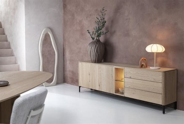 Trenton dressoir 210 cm - natural - Afbeelding 4