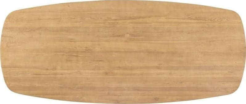 Eettafel Aska 260x110 cm Deens ovaal teak naturel brushed - Afbeelding 2