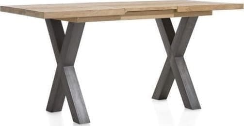 Metalox uitschuif-bartafel 140(+50)x90cm - bruin - Afbeelding 2