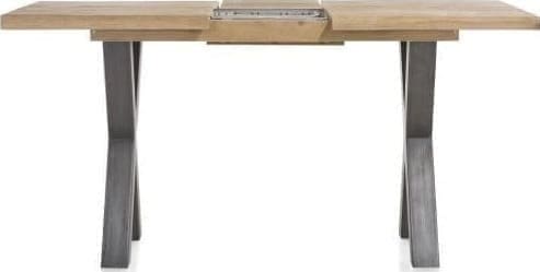 Metalox uitschuif-bartafel 140(+50)x90cm - bruin - Afbeelding 10