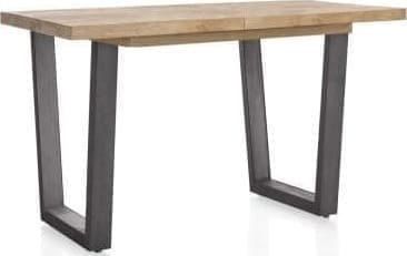 Metalox uitschuif-bartafel 140(+50)x90cm - bruin - Afbeelding 7