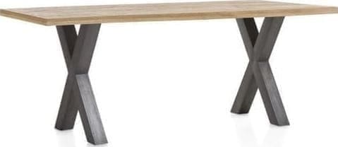 Metalox eetkamertafel 270 x 100 cm - bruin - Afbeelding 2