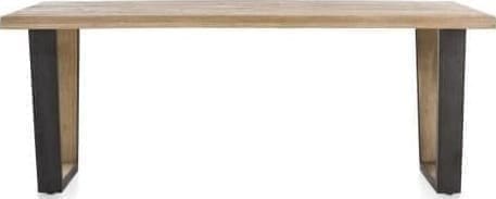 Metalox eetkamertafel 230 x 100 cm - bruin
