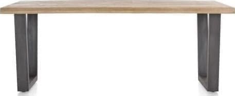 Metalox eetkamertafel 230 x 100 cm - bruin