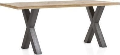Metalox eetkamertafel 230 x 100 cm - bruin - Afbeelding 2