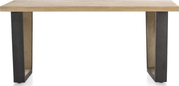 Metalox eetkamertafel 170 x 100 cm - bruin