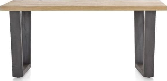 Metalox eetkamertafel 170 x 100 cm - bruin