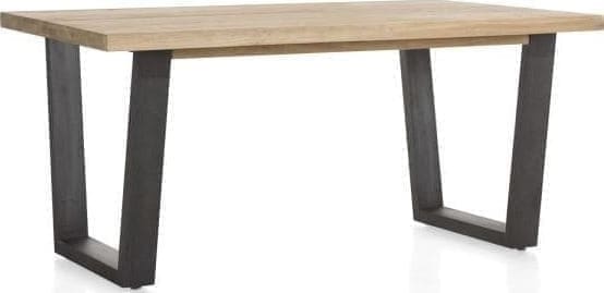 Metalox eetkamertafel 170 x 100 cm - bruin - Afbeelding 2