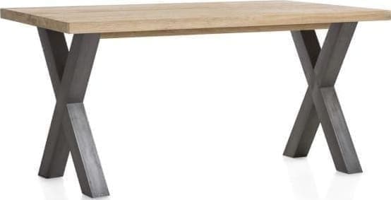 Metalox eetkamertafel 170 x 100 cm - bruin - Afbeelding 2