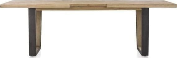 Metalox uitschuiftafel 190(+50)x100cm - bruin