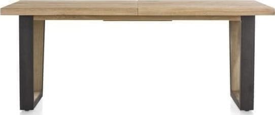 Metalox uitschuiftafel 190(+50)x100cm - bruin - Afbeelding 7