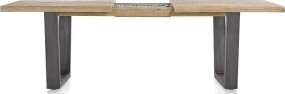 Metalox uitschuiftafel 190(+50)x100cm - bruin - Afbeelding 9