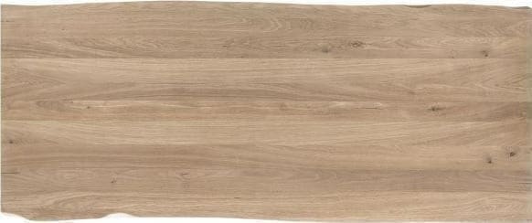 Metalox uitschuiftafel 160(+50)x100cm - bruin - Afbeelding 3