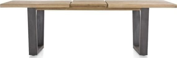 Metalox uitschuiftafel 190(+50)x100cm - bruin - Afbeelding 10