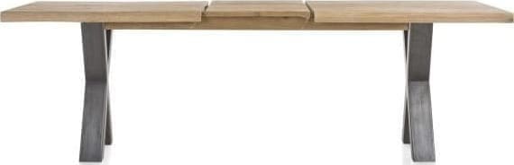 Metalox uitschuiftafel 190(+50)x100cm - bruin - Afbeelding 10