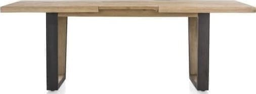 Metalox uitschuiftafel 160(+50)x100cm - bruin