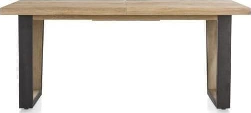 Metalox uitschuiftafel 160(+50)x100cm - bruin - Afbeelding 6