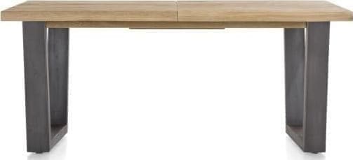 Metalox uitschuiftafel 160(+50)x100cm - bruin - Afbeelding 8