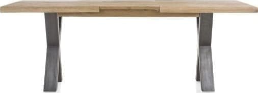 Metalox uitschuiftafel 160(+50)x100cm - bruin