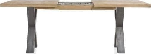 Metalox uitschuiftafel 160(+50)x100cm - bruin - Afbeelding 9