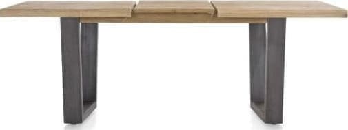 Metalox uitschuiftafel 160(+50)x100cm - bruin - Afbeelding 10
