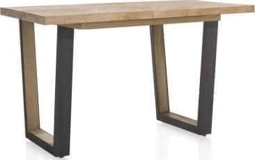 Metalox uitschuif-bartafel 140(+50)x90cm - bruin - Afbeelding 6
