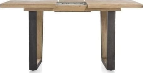 Metalox uitschuif-bartafel 140(+50)x90cm - bruin - Afbeelding 10