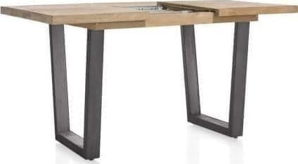 Metalox uitschuif-bartafel 140(+50)x90cm - bruin - Afbeelding 5