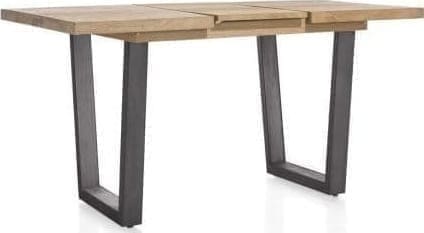 Metalox uitschuif-bartafel 140(+50)x90cm - bruin - Afbeelding 9