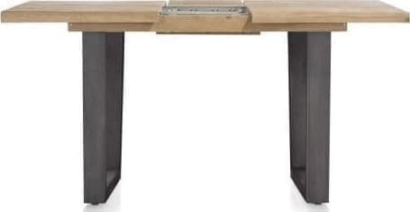 Metalox uitschuif-bartafel 140(+50)x90cm - bruin - Afbeelding 10