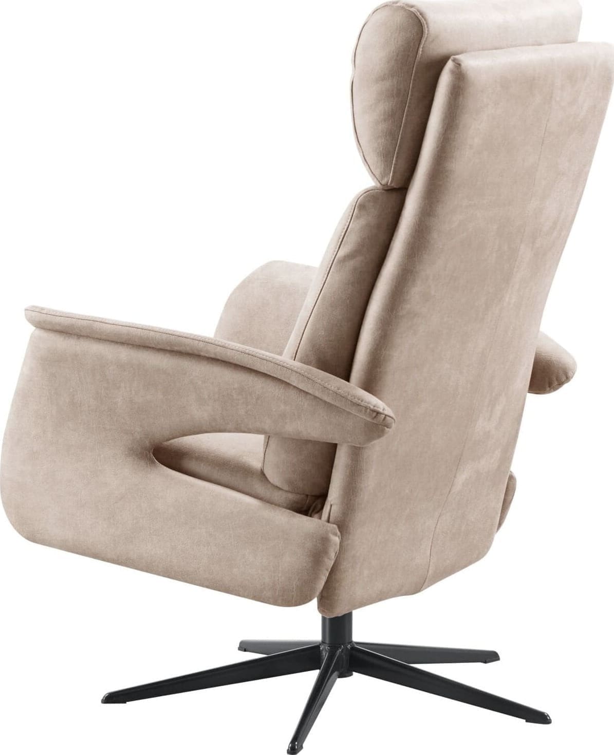 Relaxfauteuil Heranti M grijs microleder - Afbeelding 4