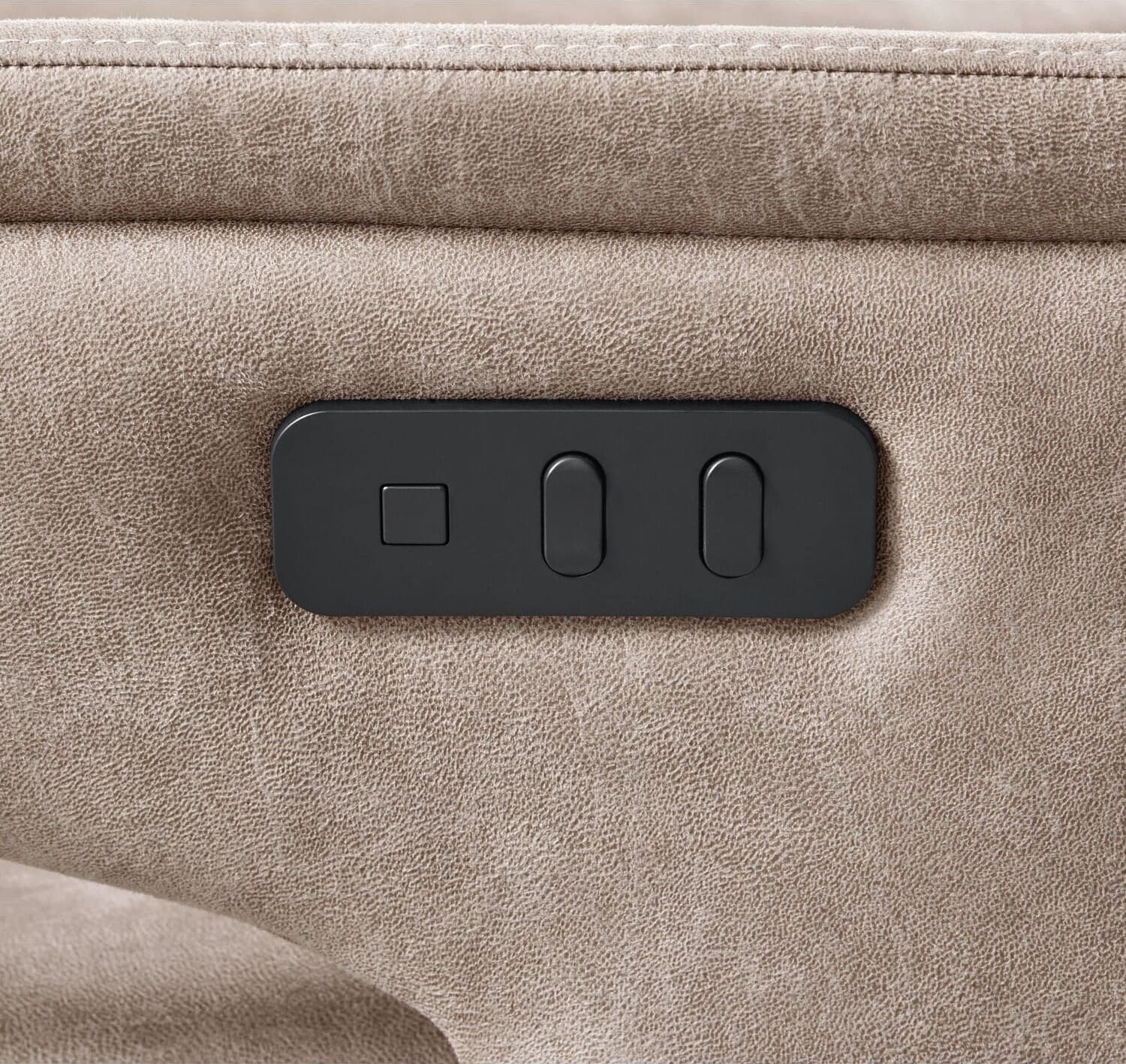 Relaxfauteuil Heranti M grijs microleder - Afbeelding 5