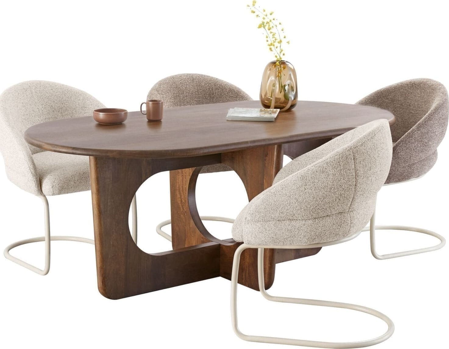 Eettafel Aseri 200x100 cm Deens ovaal - Afbeelding 2