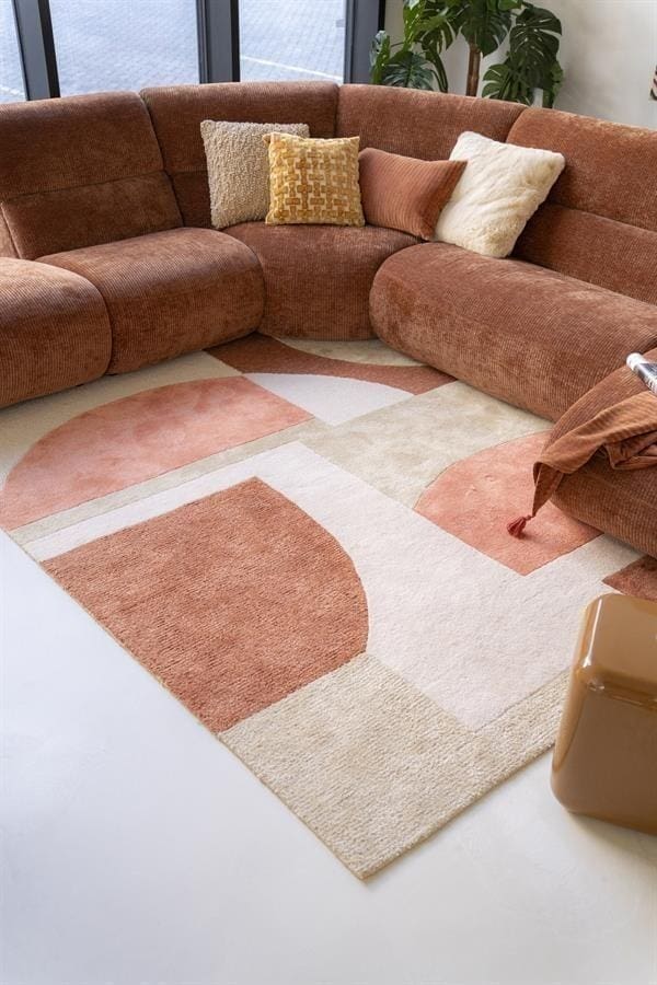 Vloerkleed Kazi 190x290 cm - Terracotta By-Boo 240038
