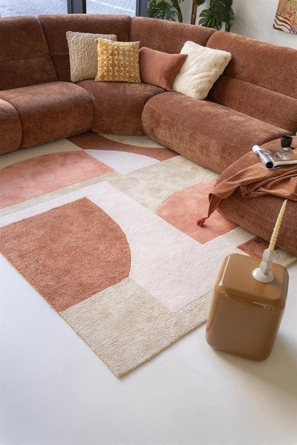 Vloerkleed Kazi 190x290 cm - Terracotta By-Boo 240038