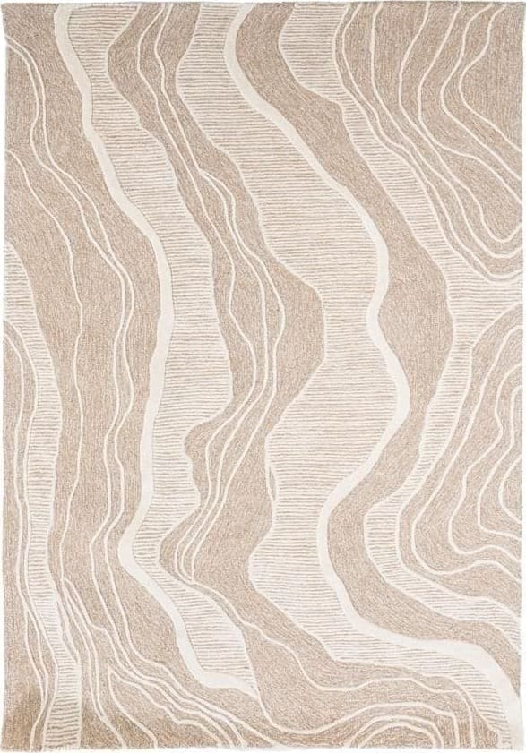 Vloerkleed Soil 160x230 cm - Beige By-Boo 230281