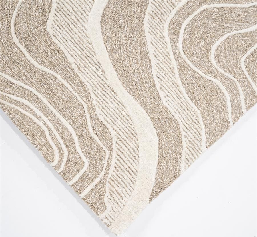 Vloerkleed Soil 190x290 cm - Beige By-Boo 230282