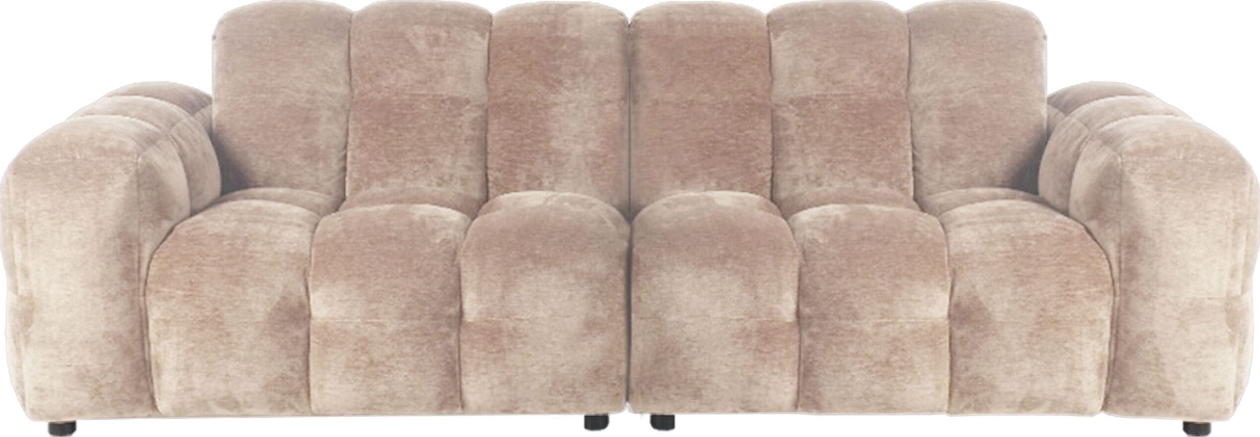 Bank Hackman 3-zitsbank Velours Beige Dutchbone ZVR1000980
