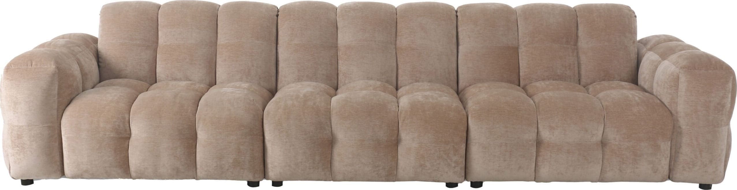 Bank Hackman 4,5-zitsbank Velours Beige Dutchbone ZVR1000981