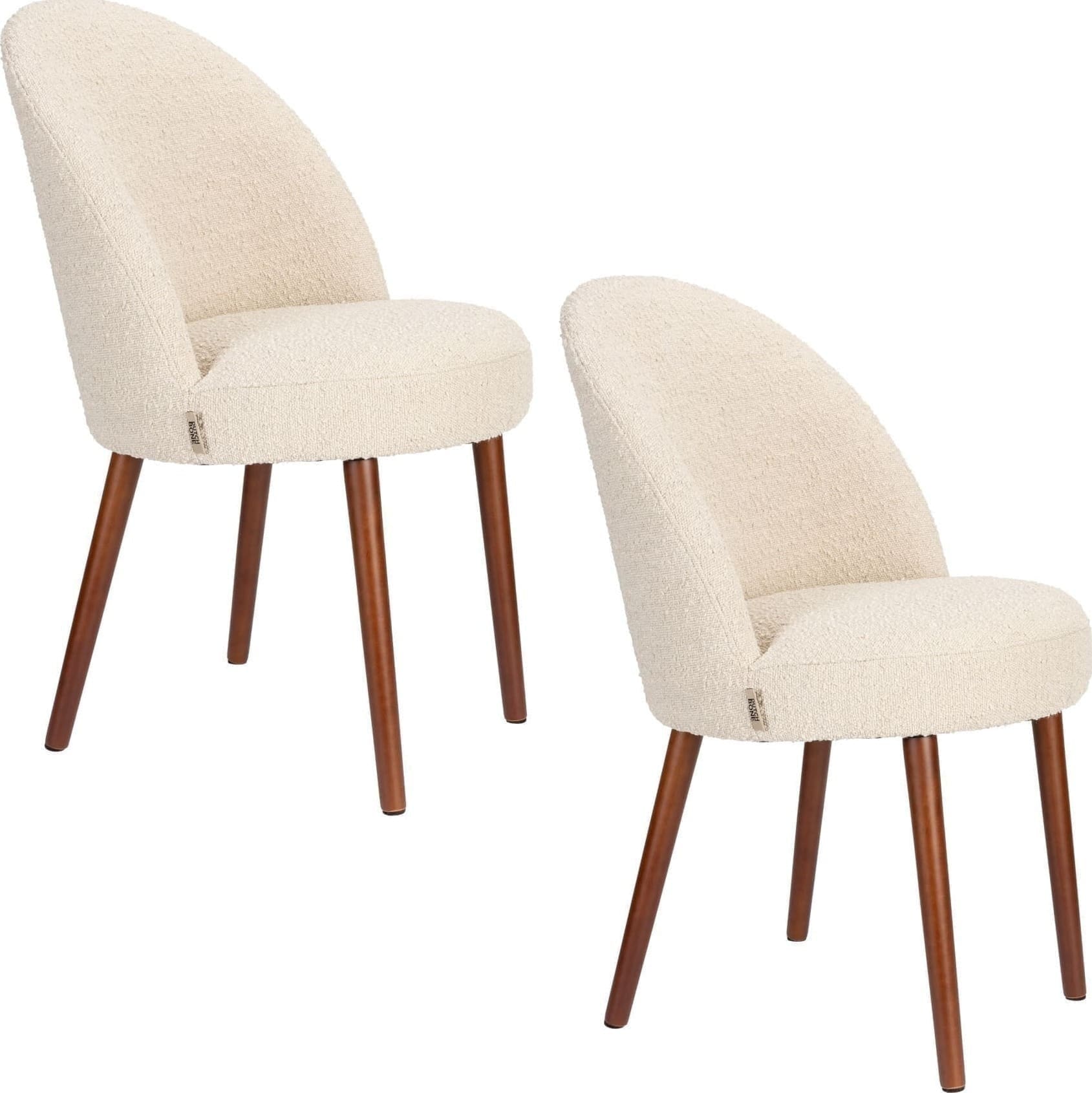 Eetkamerstoel Barbara Boucle Beige - Afbeelding 13
