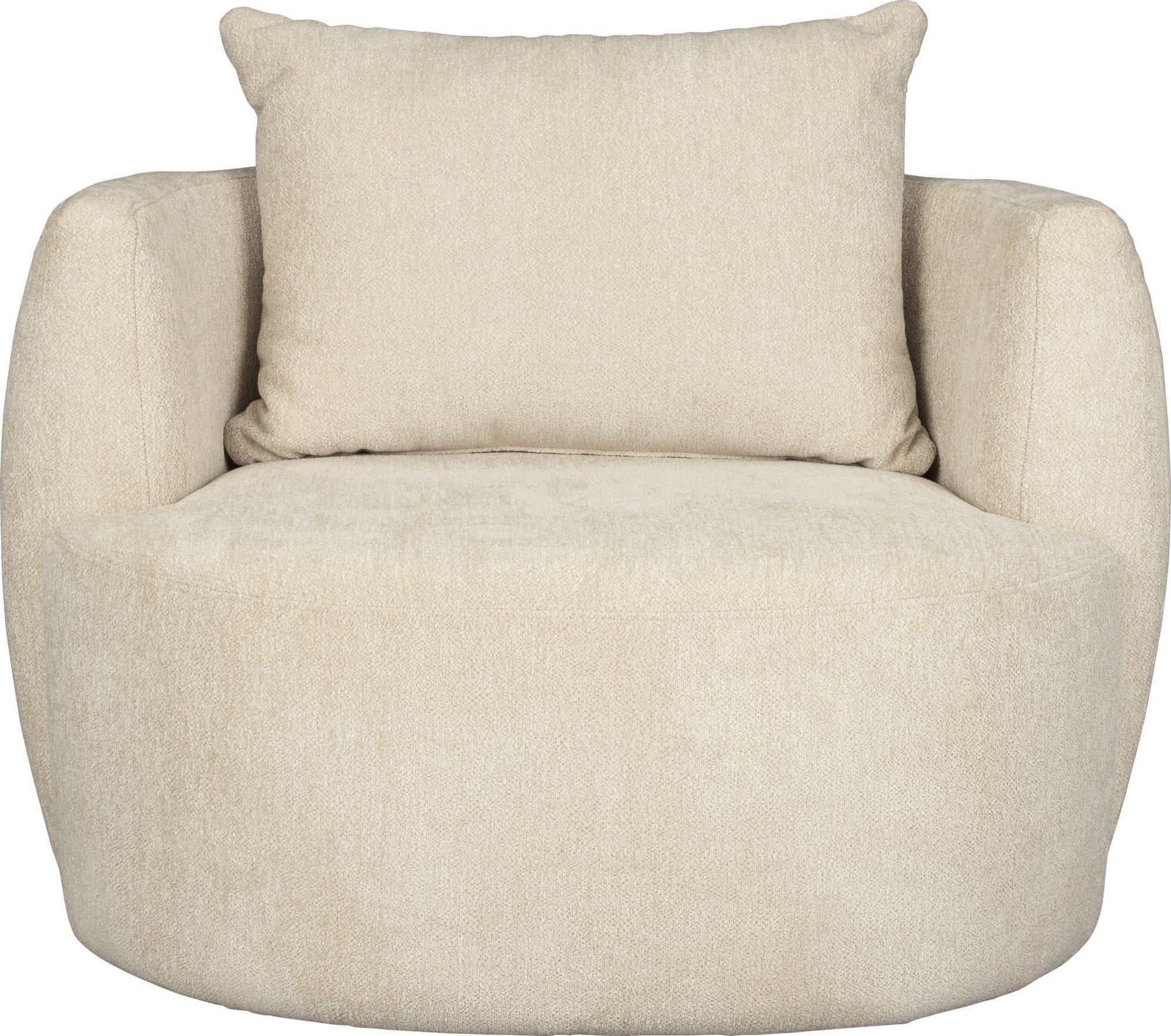 Fauteuil Rocca Latte Dutchbone ZVR1000410